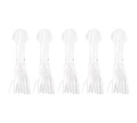 Ujjdwiurgh 5 PièCes Lueur Silicone Silicone Leurres Doux Calmar Jupe Appât Artificiel Leurre pour la PêChe en Eau SaléE