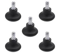 Ujjdwiurgh 5 PièCes SéRies Cloche Glisse Remplacement Chaise de Bureau Roues ButéE Chaise de Bureau Roulettes Pivotantes, 2 Pouces Tabouret Cloche Glisse