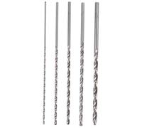 Ujjdwiurgh 5 PièCes SéRies Extra Long 150Mm HSS Foret HéLicoïDal 2Mm 3Mm 3.5Mm 4Mm 5Mm Tige Droite TarièRe Bois MéTal Outils de Forage Foret