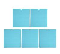 Ujjdwiurgh 5 PièCes SéRies Tapis de DéCoupe PoignéE pour One/Air/Explore Air2 & Air 3/Maker & Maker 3, Tapis de DéCoupe Matelassé 12X12 Pouces-Bleu