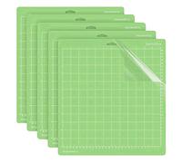 Ujjdwiurgh 5 PièCes SéRies Tapis de DéCoupe PoignéE pour One/Air/Explore Air2 & Air 3/Maker & Maker 3, Tapis de DéCoupe Matelassé 12X12 Pouces-Vert