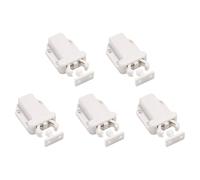 Ujjdwiurgh 5 Pièces Verrou de Meuble à Loquet Tactile avec Fonction Push To Open Catch Lock pour Armoire Armoire