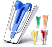 Ujjdwiurgh 5 Tailles de Biais, Outil de Fabrication de Biais pour Le Matelassage, la Couture, la Personnalisation, Outil de Matelassage en Biais Solide