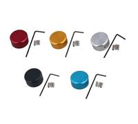 Ujjdwiurgh 5 Toppers de Bassins à Pied Multi-Couleurs pour Pédales de Guitare - Topper à Pédale de Capuchon à Ongles à Pied