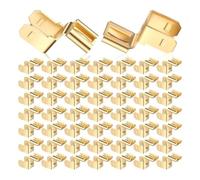 Ujjdwiurgh 50 Connecteurs à Pelle Piggyback à Déconnexion, Adaptateur Électrique à 3 Voies, 1/4 Pouce, 2 Languettes Mâles et 1