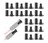 Ujjdwiurgh 50 Paires de Capuchons de Connecteur de Panneau Solaire, Capuchons de Connecteur Solaire Anti-Poussière, Capuchon Mâle et Résistant pour Connecteurs Solaires