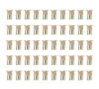 Ujjdwiurgh 50 PCS Ecrous de rivet a plate pour la decoration des meubles ou des instruments()