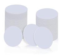 Ujjdwiurgh 50 PCS Ntag215 Tags RFID NFC Card Vierge Réinscriptible PVC NFC 215 Tag Rond 25mm / 1 Pouce
