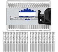 Ujjdwiurgh 50 Pièces Forets pour Cloisons Sèches Forets de Coupe à Pointe Pilote Diamètre Routeur pour Cloisons Sèches pour Scies en Spirale (5/32 Pouces)