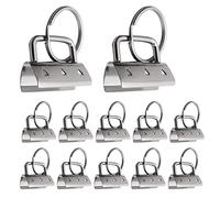 Ujjdwiurgh 50 PièCes MatéRiel de Porte-CléS avec Anneaux Fendus Ensemble de Clips de Queue pour Collier de Serrage LanièRe Porte-CléS Outil de Bricolage avec Anneau