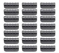 Ujjdwiurgh 50 PièCes Noir Serre Film Plastique Cadre Tuyau Tube et Film Clip Pince Connecteur Kit Jardin Outil 20Mm