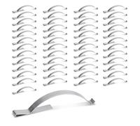 Ujjdwiurgh 50 Ressorts de Tension pour Moustiquaire de Fenêtre, D'Angle, Ressort Plat pour Fenêtre, Clip pour Moustiquaire de Fenêtre en Acier Inoxydable, 2-3/4 Pouces