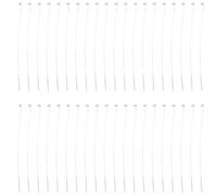 Ujjdwiurgh 500 Pieces Blanc fermoir a cliquet Goupille boucle etiquette de prix Attache 5" 130mm