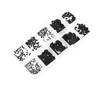 Ujjdwiurgh 500 Pièces/Boîte 1,5-8 mm Différentes Tailles Coussinets en Caoutchouc Conducteur Kit de Réparation de Clavier pour Télécommande IR Caoutchouc Conducteur