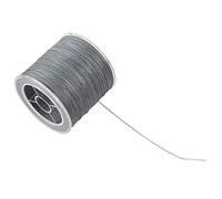 Ujjdwiurgh 500M 50Lb Coloré Ligne de Pêche Tresse Multifilaments PE 4 Brins (Gris)