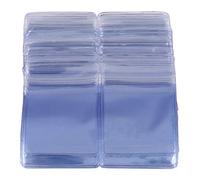 Ujjdwiurgh 50Pc 6X4Cm Fermeture éclair Clair Poly Sac Plastique Refermable Petits