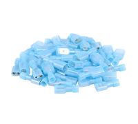 Ujjdwiurgh 50pcs Bornes de Femelles et Mâles EntiÈRement IsolÉEs, Connecteurs en Nylon, Connecteurs, Bleu
