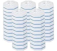 Ujjdwiurgh 50pcs Tête de de Nettoyage de Toilette Jetable Recharges de Compatibles Tête de de Nettoyage de Toilette