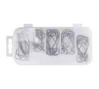 Ujjdwiurgh 51Pcs Crochet Haute Boite en Acier au Boite d'appats