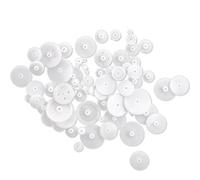 Ujjdwiurgh 58 Pieces d'engrenages Plastiques Blancs de pour RC