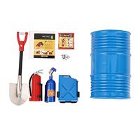 Ujjdwiurgh 5Pcs 1/10 ModÈLe De PiÈCes D'accessoires De Simulation De Chenille De Rc pour Les PiÈCes De Voiture Axiales De Scx10 Trx4 Rc pour Enfants (Bleu)