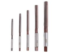 Ujjdwiurgh 5Pcs Ensemble D'Alésoirs À Main Flûtes H8 Pinces Manette Droit Ensemble D'Alésoirs À Main 4Mm / 5Mm / 6Mm / 8Mm / 10Mm