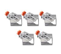 Ujjdwiurgh 5Pcs Pince D'Angle Droit à 90° Pince de Positionnement Pince de Fixation Clips de Type Fermé en Acier Inoxydable Localisateur