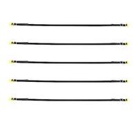 Ujjdwiurgh 5Pcs RC Toit de Voiture Porte-Bagages Corde DéCorer Sangle pour 1/10 RC Crawler Voiture SCX10 TRX4 D90 CC01,Jaune