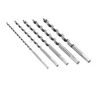 Ujjdwiurgh 5PièCes SéRies 230 Mm Tige Hexagonale Extra Longue Pointe Torsion TarièRe Bois Forets Ensemble Bois pour Foret HéLicoïDal Peu D'Outils Set 6 8 10 12 14 Mm