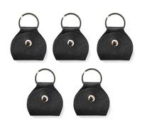 Ujjdwiurgh 5X Porte-Clés Porte- de Guitare, Sac de Support de de Guitare, Sac de Étuis Porte-Clés Plectre, Cadeau pour les Joueurs de Guitare Noir