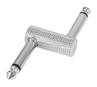 Ujjdwiurgh 6.35 Adaptateur Branchez Coupleur De Type Connecteur pour Pédale D'Effet Guitare Adaptateur D'Amplificateur Haute Qualité 1/4 Pouce