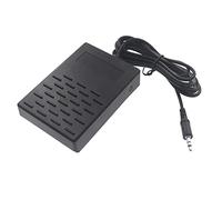 Ujjdwiurgh 6.35Mm Interface Compact Sustain Pedal Universal Single Pedal pour Piano Electronic Keyboard Elctronic Foldable Drum Part