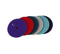 Ujjdwiurgh 6 Pcs 100 Mm Pad De Polissage À Sec 4 Pouces Type Diamant Pad De Polissage Pour Marbre Disque De Ponçage Pour Pierre