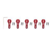 Ujjdwiurgh 6 Pcs 25 T Aluminium Servo Horn M3 Fils Direction Bras Torque Servos Moteurs Pieces RC Car Avion Bateau