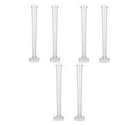Ujjdwiurgh 6 Pcs Bougie Moule Résine Moules Moules Bougeoirs Coniques Bougie Cône Ensemble de Bougies D'Urgence