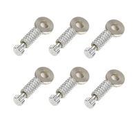 Ujjdwiurgh 6 Pièces Aiguille de Positionnement de Suture en Cuir Outil de Bricolage Suture Aiguille à Position Fixe Aiguille de Suture Fixe en Cuir 0-6mm