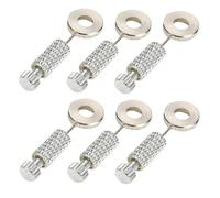 Ujjdwiurgh 6 Pièces Aiguille de Positionnement de Suture en Cuir Outil de Bricolage Suture Aiguille à Position Fixe Aiguille de Suture Fixe en Cuir 6-12mm