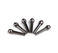 Ujjdwiurgh 6 Pièces Broches de Pont de Guitare Cordes D'Écrou de Selle Chevilles à Ongles pour Guitare Acoustique Folk
