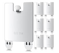 Ujjdwiurgh 6 Pièces de Cintres Adhésifs en Métal pour Cadre Photo, Sans Dommages, Cintres Adhésifs, Sans Outils, Cintre de Cadre