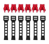 Ujjdwiurgh 6 PièCes/Ensemble Support de VéLo de Voiture SUV Support de Coffre de VéHicule Support de VéLo Support D'Attelage Support de Stockage Crochets de Rechange avec Supports, ModèLe B