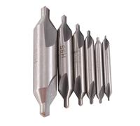 Ujjdwiurgh 6 PièCes HSS Forets Centraux CombinéS de Forets Fraise Angle de 60 DegréS 5/3/2.5/2/1.5/1Mm