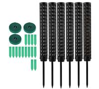 Ujjdwiurgh 6 Pièces Monstera Treillis Bâton de Mousse Piquet pour Plantes Plantes D'Intérieur Noix de, Piquet pour Plante, Poteau de Mousse, Aide à l'escalade