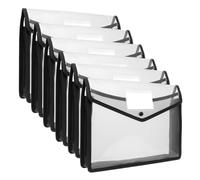 Ujjdwiurgh 6 Pièces Organisateur de Fichiers Sac de Documents Dossiers de Fichiers Enveloppe Dossier Papeterie Pochette de Rangement