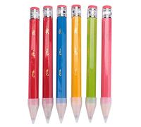 Ujjdwiurgh 6 PièCes SéRies Crayons GéAnts en Bois pour Accessoire, Grand Crayon GéAnt éNorme Crayon GéAnt de 14 Pouces pour et les Fournitures Scolaires