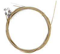 Ujjdwiurgh 6 Remplacement De Cordes En Acier Pour Guitare Acoustique New Silver Brass