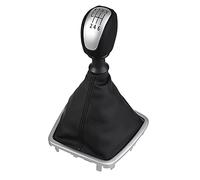 Ujjdwiurgh 6 Vitesses Voiture Pommeau de Levier GuêTre Couvercle de Botte Levier Manette de Vitesse PoignéE Bâton Botte GuêTre pour Mk3 2007-2014