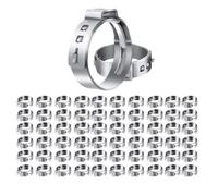 Ujjdwiurgh 60 Colliers de Serrage PEX 1/2 Pouce, Colliers de Serrage à Oreille en Acier Inoxydable pour Raccords de Tuyaux PEX