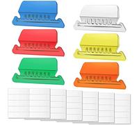 Ujjdwiurgh 60 Ensembles D'Onglets et D'Inserts de Fichiers Suspendus, éTiquettes de Dossiers de Fichiers ColoréS, Onglets de Classement pour L'Identification des Fichiers, Faciles à Lire
