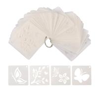 Ujjdwiurgh 60 Pièces de Modèles de Peinture, Modèles D'Artisanat de Bricolage, Pochoirs de Dessin, Pochoirs Muraux Réutilisables pour la Peinture pour le Mur de