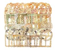 Ujjdwiurgh 60 Pièces Scrapbook Découpes Papier Dentelle Vintage Scrapbooking Fournitures Scrapbooking Dentelle Cadres et Bordures